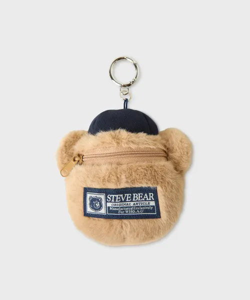 韓國 WhoAU Fluffy Steve Mini Pouch Charm【WA389】