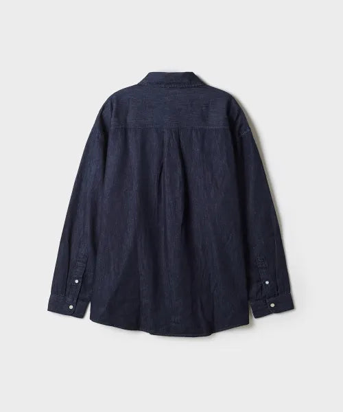 韓國 SPAO Oversized Denim Shirt【SP475】