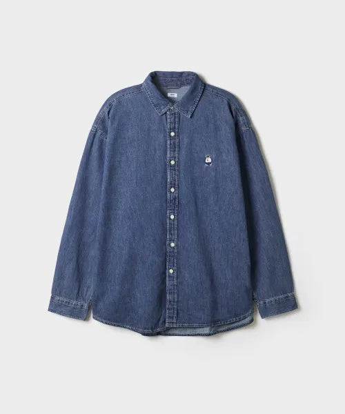 韓國 SPAO Oversized Denim Shirt【SP475】