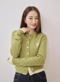 韓國 Satur (W) Loren Basic Crewneck Fine Cardigan【SR309】
