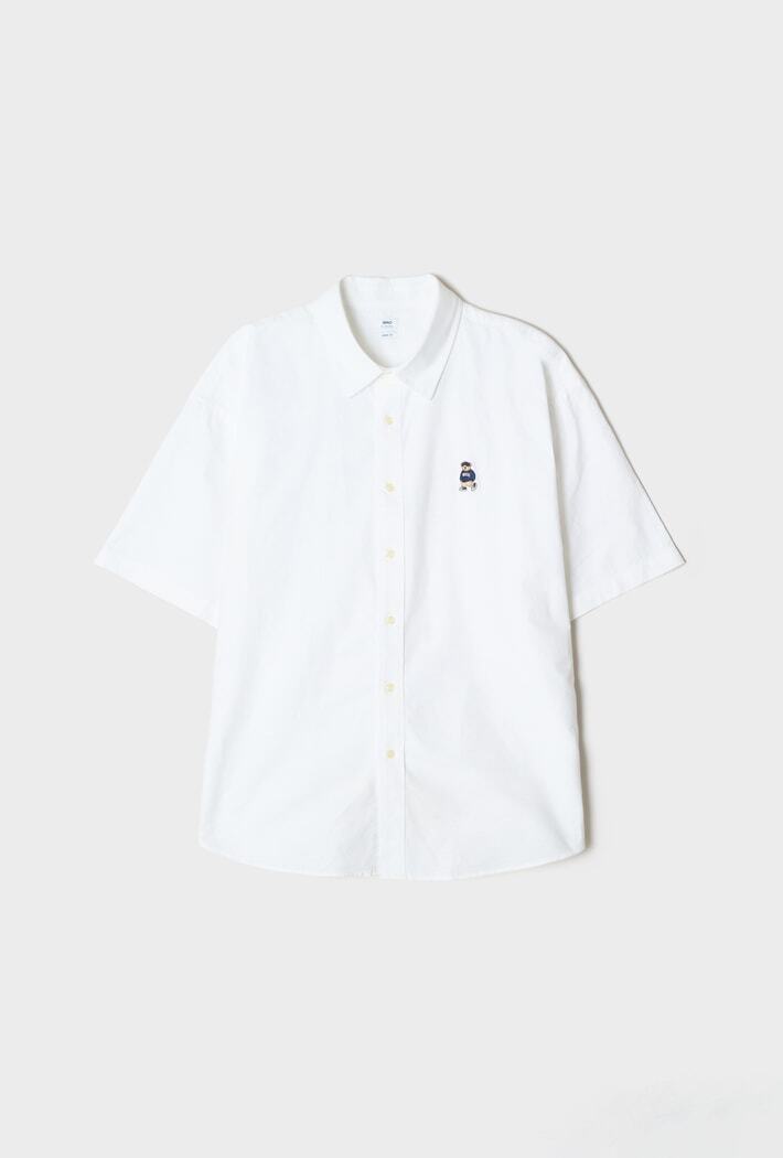韓國 SPAO Oversized Short Sleeve Oxford Shirt【SP407】