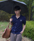 韓國 Satur Collared Half Knit Cardigan【SR398】