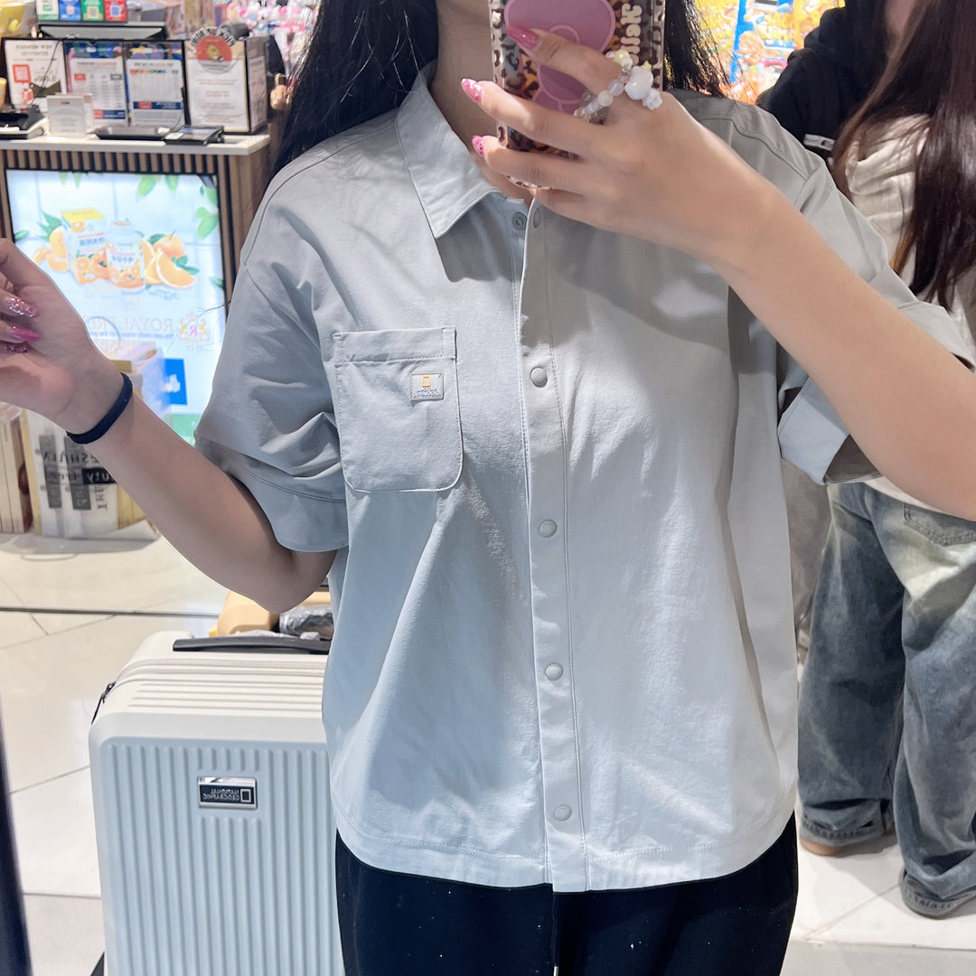 韓國 National Geographic Women's Frozen Air Short Sleeve Shirt (涼爽面料)【NG879】