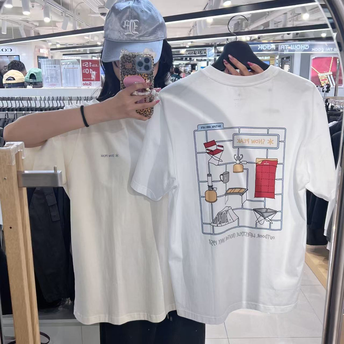 韓國 Snowpeak Cotton Camping Short Sleeve T-shirt (金泰亨同款)【SN145】