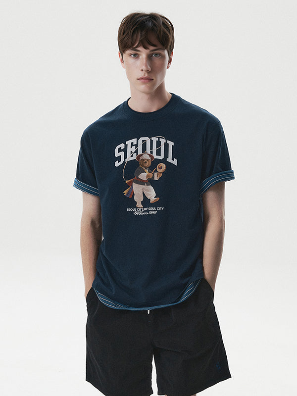 韓國 WhoAU Chosun Music Steve T-shirt【WA371】