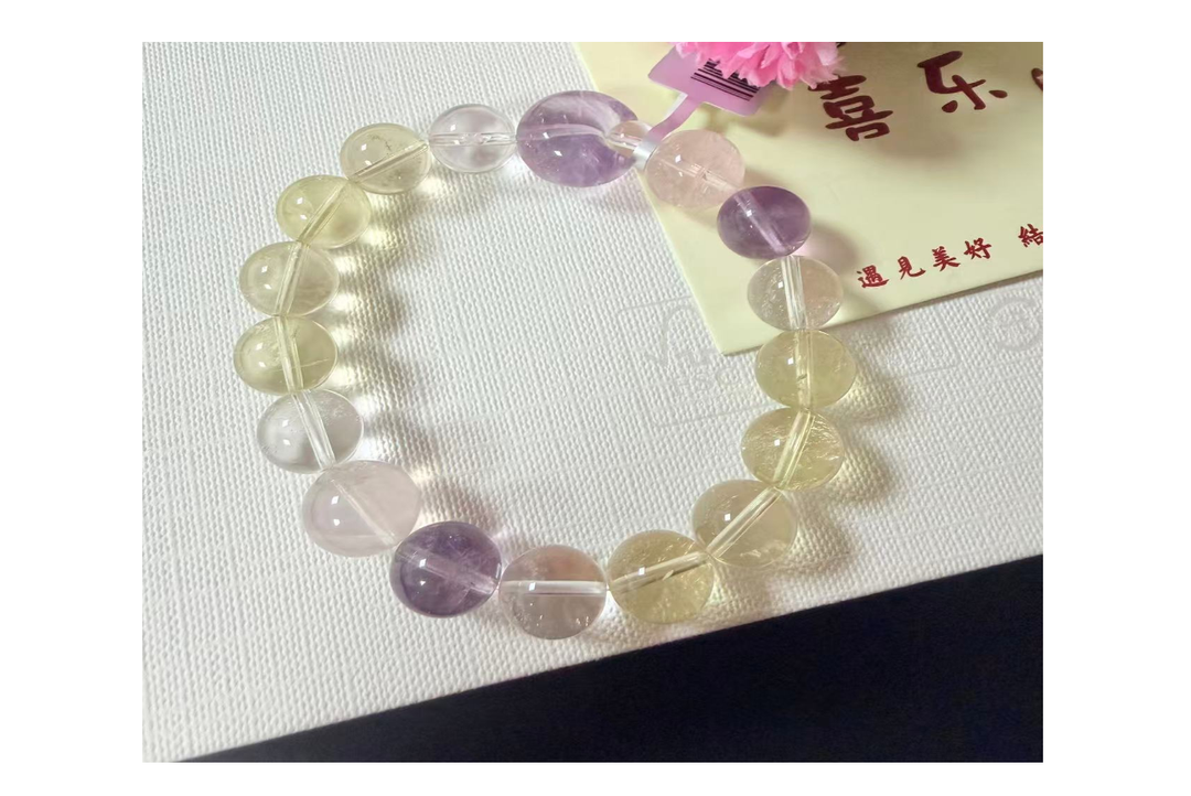 檸檬晶DIY單圈手串 10mm【SE1055】