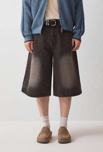 韓國 SPAO Denim Bermuda Shorts【SP409】