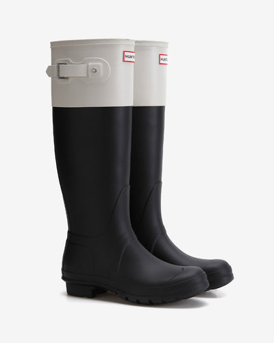 韓國 Hunter Women's Original Colour Block Tall Print Boots【HR016】