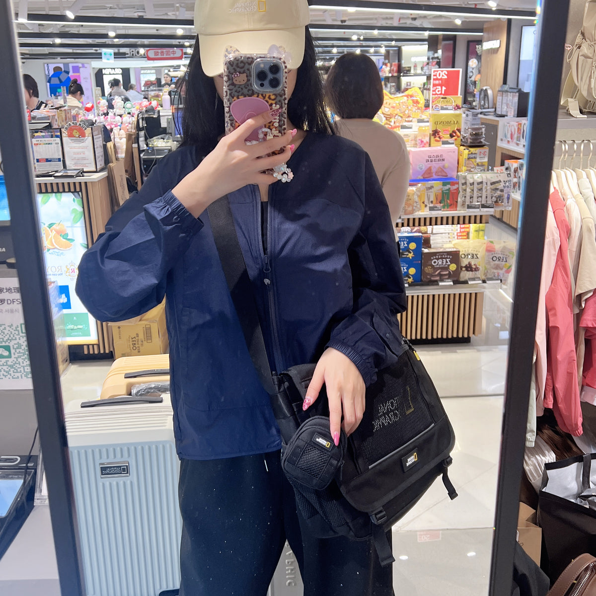 韓國 National Geographic Parchie Messenger Bag【NG889】