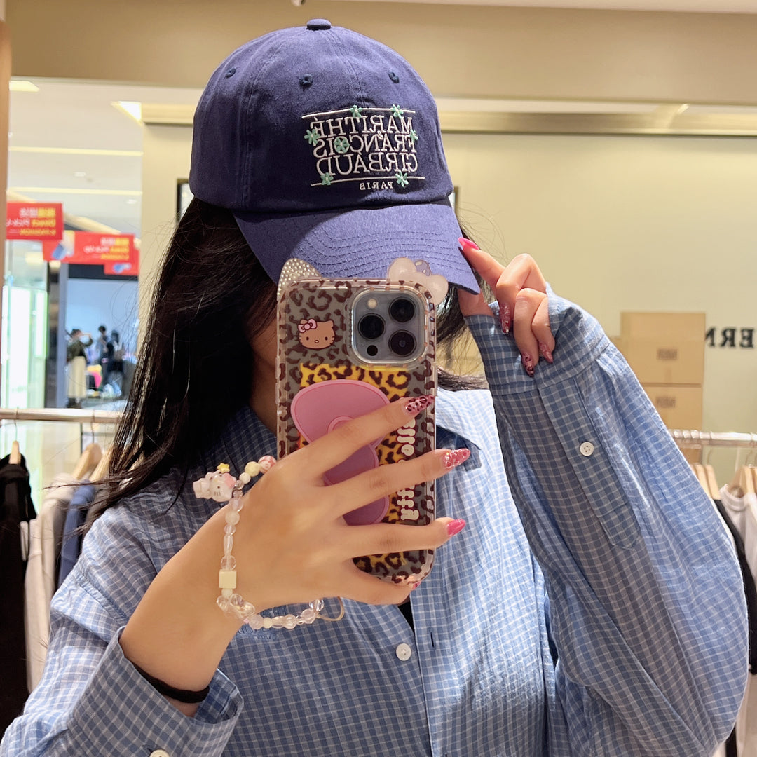 韓國 Marithe Francois Girbaud Flower Classic Logo Cap【MD222】