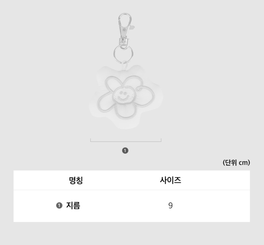 韓國 Wacky Willy Lily Keyring【WW290】