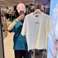 韓國 National Geographic Nature Cooling Logo Semi-Overfit Short Sleeve T-shirt【NG955】