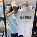 韓國 National Geographic Caster COOLMAX ECO Lettering Graphic Semi-Overfit Short Sleeve T-shirt【NG866】