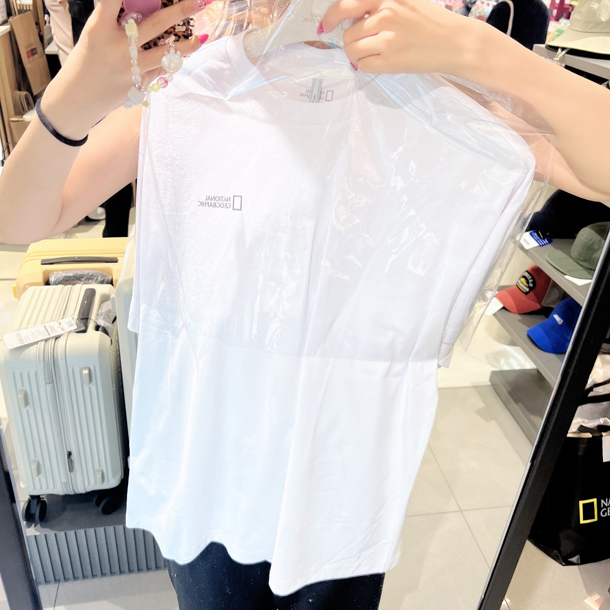 韓國 National Geographic Urban Big Logo Short Sleeve T-shirt (涼爽面料)【NG860】
