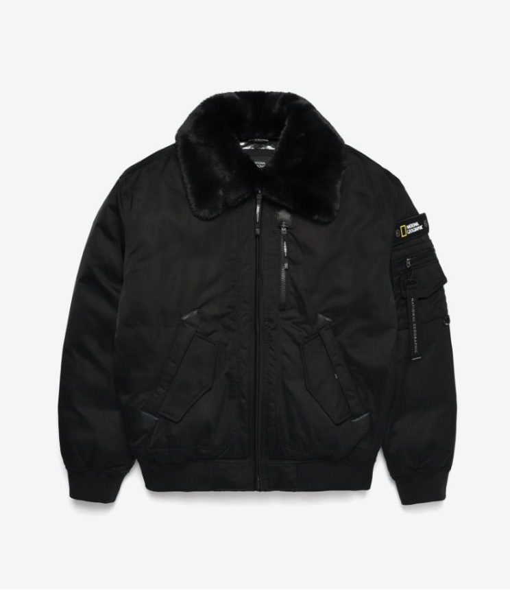 韓國 National Geographic 男女同款 Detachable Neck Priming Aviator Down Short Padded Jumper【NG1118】