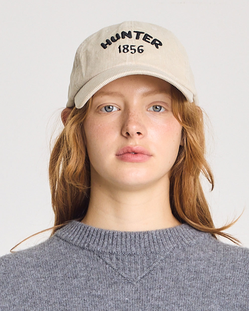 韓國 Hunter Unisex Corduroy Embroidery 1865 Cap【HR034】