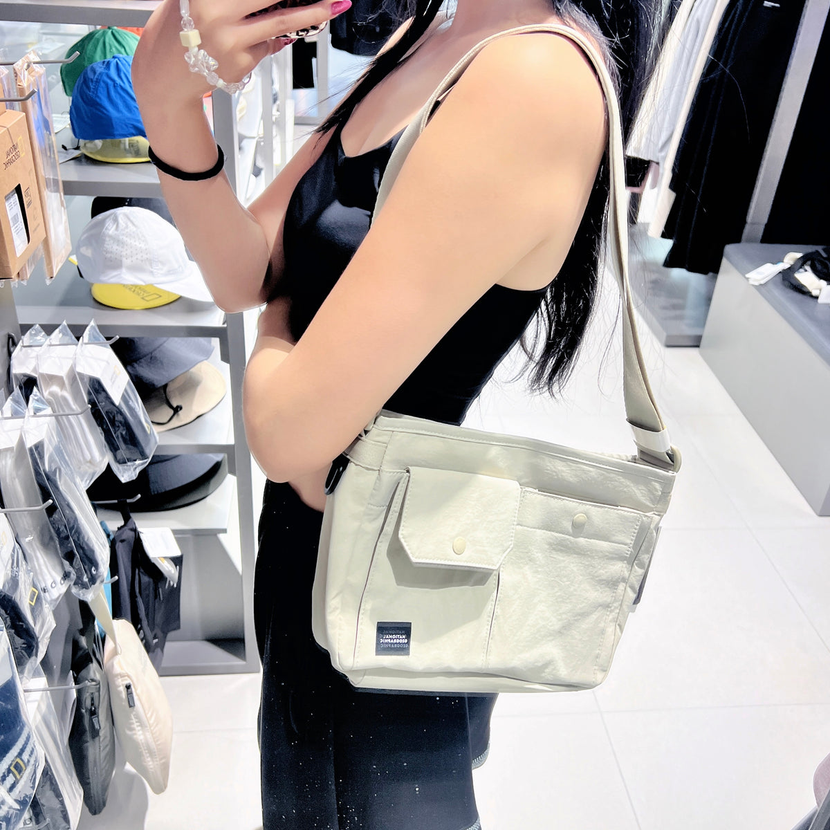 韓國 National Geographic Light Crossbody Bag【NG1030】