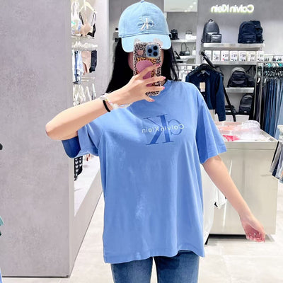 韓國 Calvin Klein Acid Wash Monologo Graphic Tee【SC343】