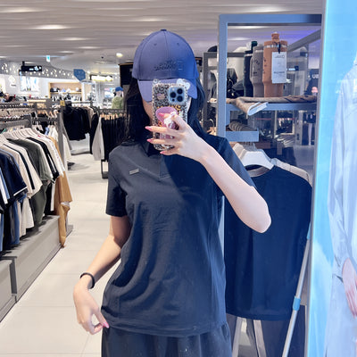 韓國 National Geographic Women's AirDots Functional Basic Fit Polo Shirt【NG990】