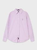 韓國 WhoAU Steve Loose Fit Striped Shirts【WA300】