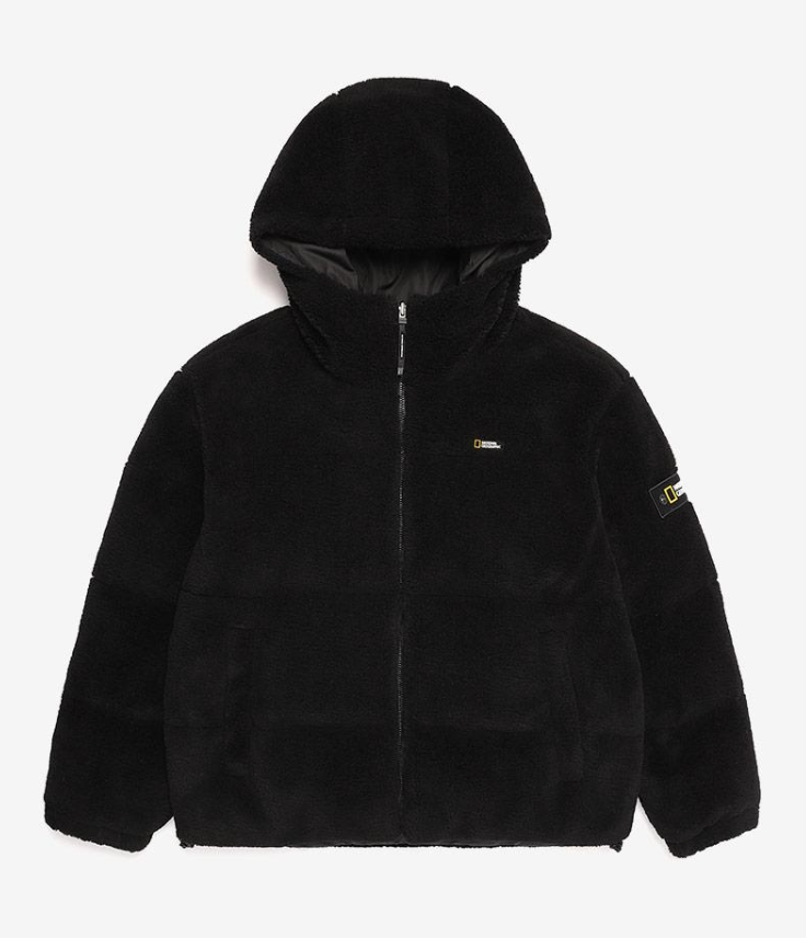 韓國 National Geographic 男款 Reamer Reversible Fleece Hoodie Down Jumper【NG1117】