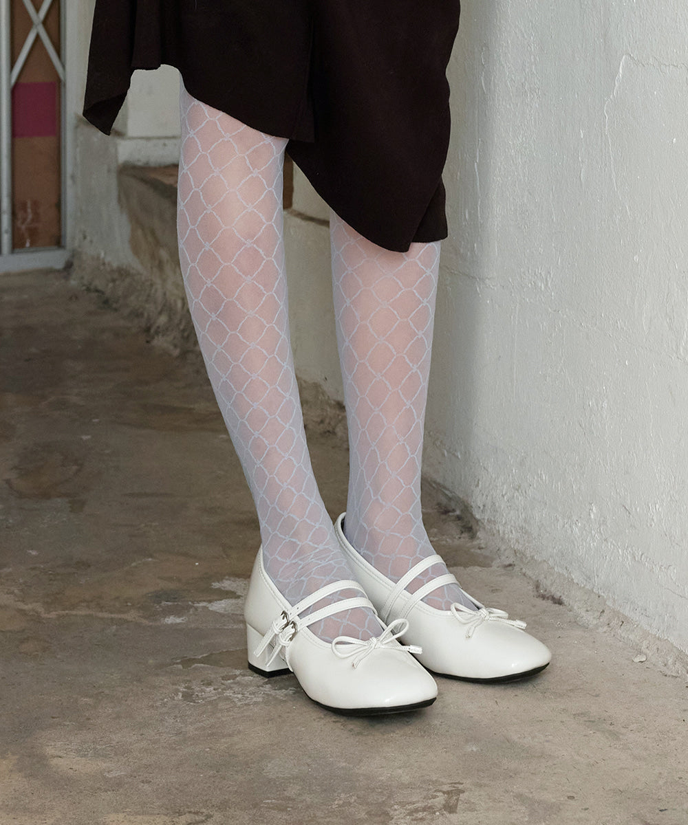 韓國 Rockfish Square Toe Two Strap Mj (4Cm)【RH011】