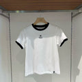 韓國 Wacky Willy Women's Regular Fit Ringer Short Sleeve T-Shirt【WW244】