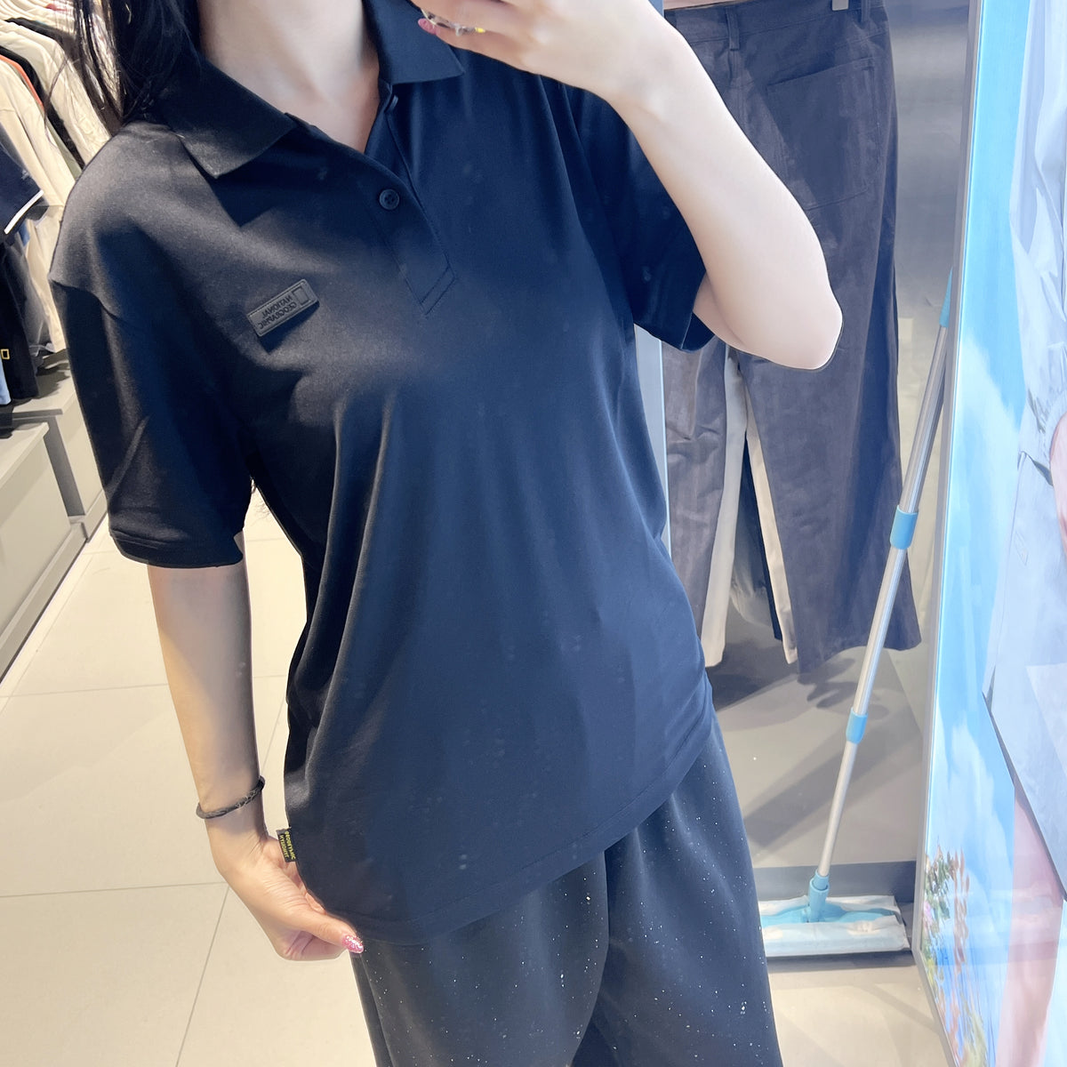 韓國 National Geographic Wellaka Cooling Basic Fit Pique Collar Shirt【NG967】