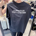 韓國 National Geographic Kraz Back Graphic Semi-Overfit Short Sleeve T-shirt【NG859】