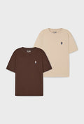 韓國 WhoAU Steve Solid T-shirt 2PACK【WA369】