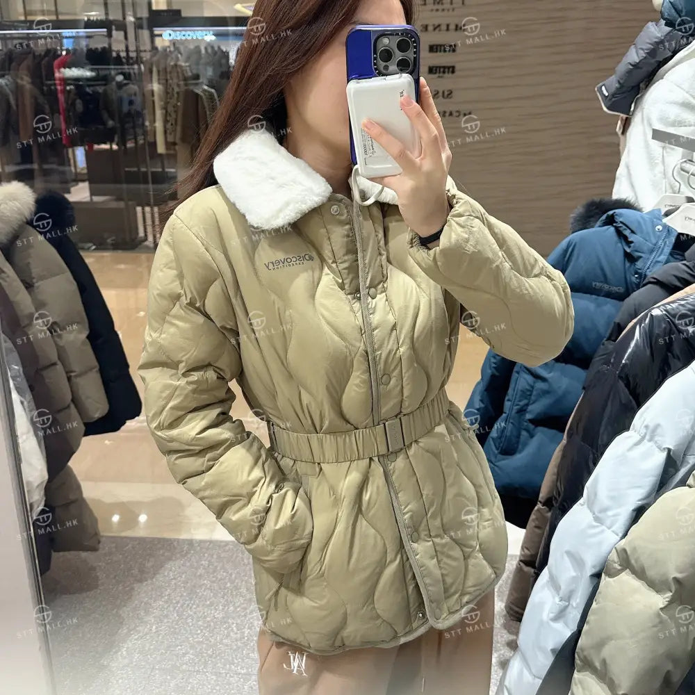 韓國 Discovery Women’s Melrose Down Mid-Padding (鴨絨)【DY175】 L/Beige / XS-85 一般商品