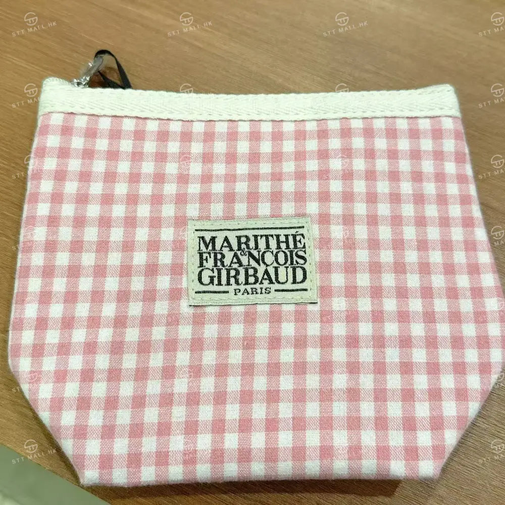 韓國 Marithe Francois Girbaud Classic Logo Cheak Pouch【MD116】 Pink 一般商品