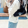 韓國 Marithe Francois Girbaud Classic Logo Hobo Bag【MD019】 一般商品