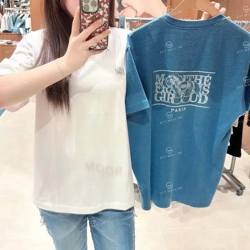 韓國 Marithe Francois Girbaud Pony Classic Logo Tee【MD095】
