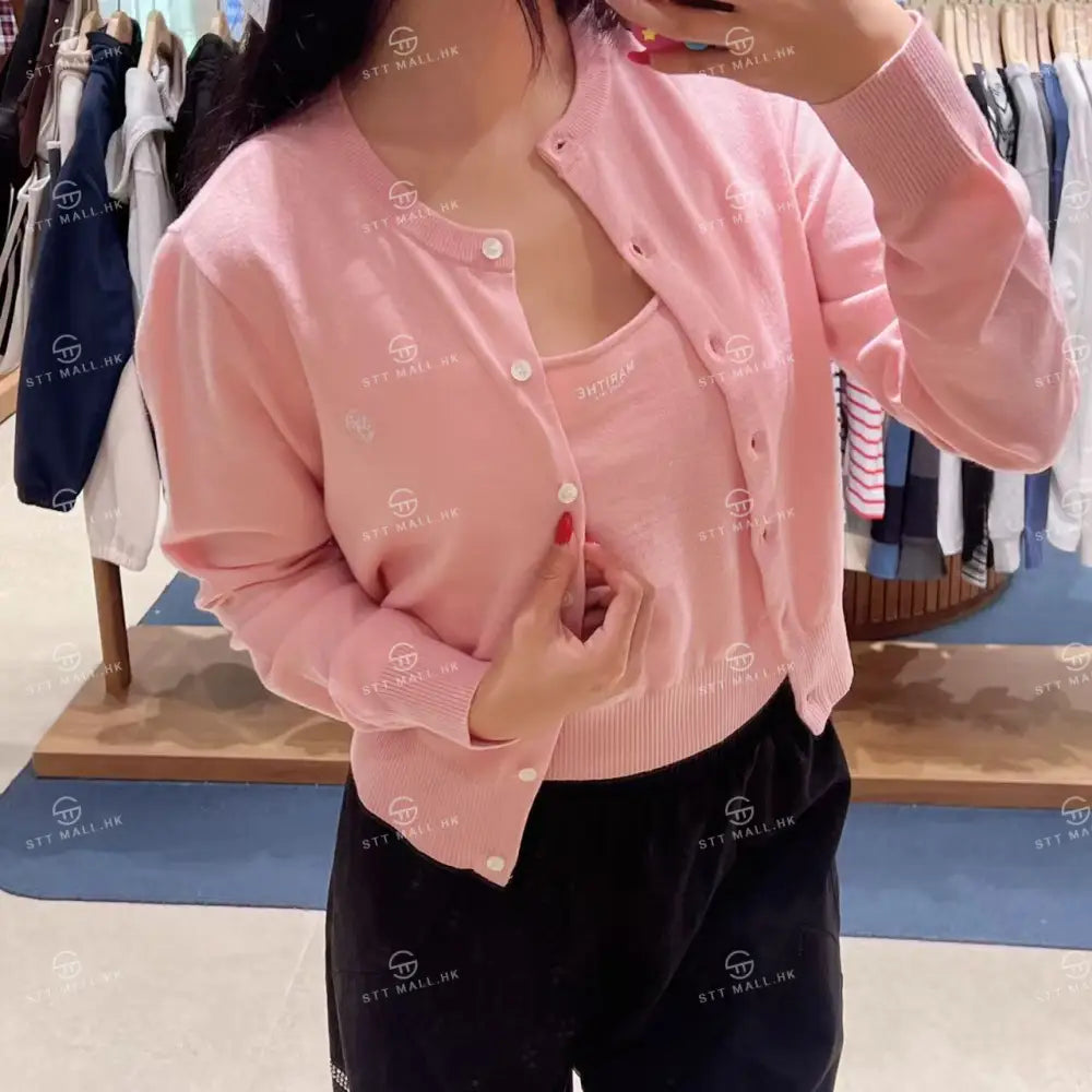 韓國 Marithe Francois Girbaud W Basic Knit Cardigan SetUp【MD160】 一般商品