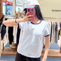韓國 Marithe Francois Girbaud W Classic Logo Ringer Tee【MD156】 一般商品