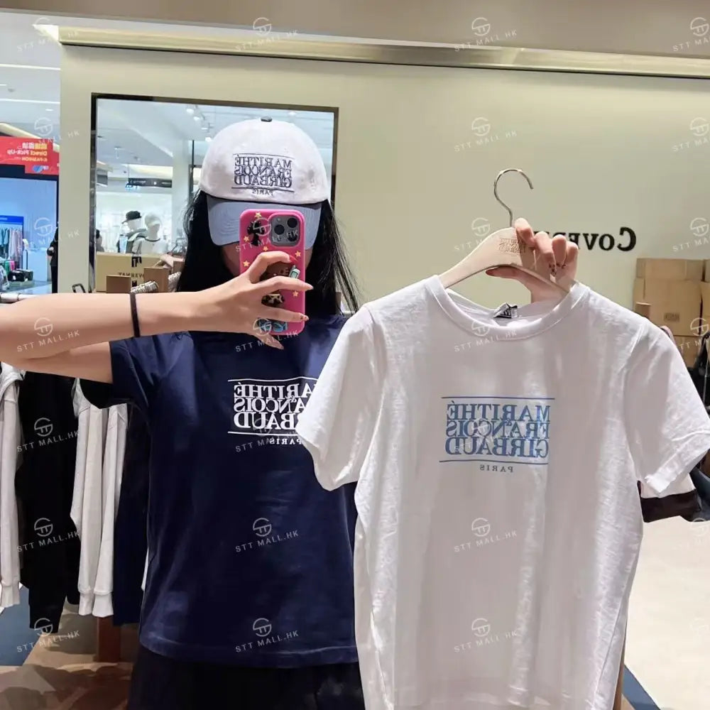 韓國 Marithe Francois Girbaud W Classic Logo Tee【MD046】 一般商品