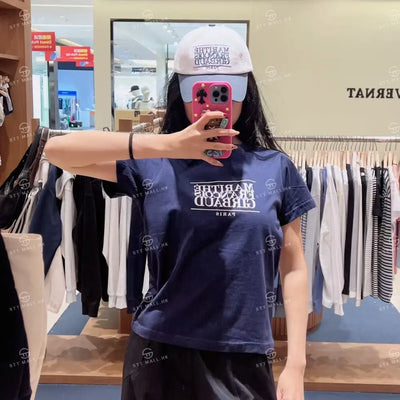 韓國 Marithe Francois Girbaud W Classic Logo Tee【MD046】