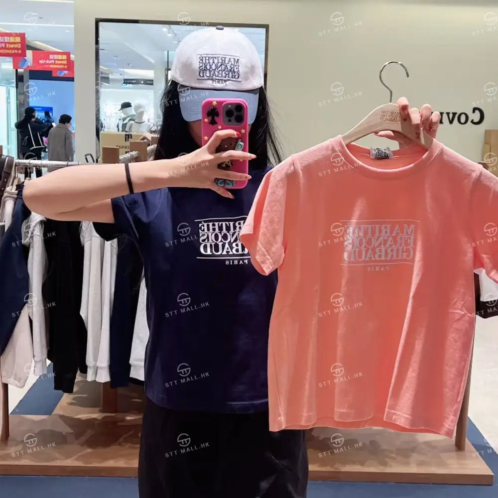 韓國 Marithe Francois Girbaud W Classic Logo Tee【MD046】 一般商品