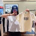 韓國 Marithe Francois Girbaud W Classic Logo Tee【MD152】 Cream / S 一般商品