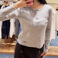 韓國 Marithe Francois Girbaud W Flower Pattern Long Sleeve Tee【MD168】 一般商品