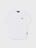 韓國 WhoAU Unisex Steve Head Patch T-shirt【WA266】