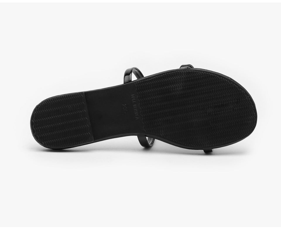 韓國 Sappun Teroche ribbon strap slippers (1cm)【SA091】