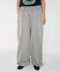 韓國 Ronron Floral Wide Sweat Pants【RR046】