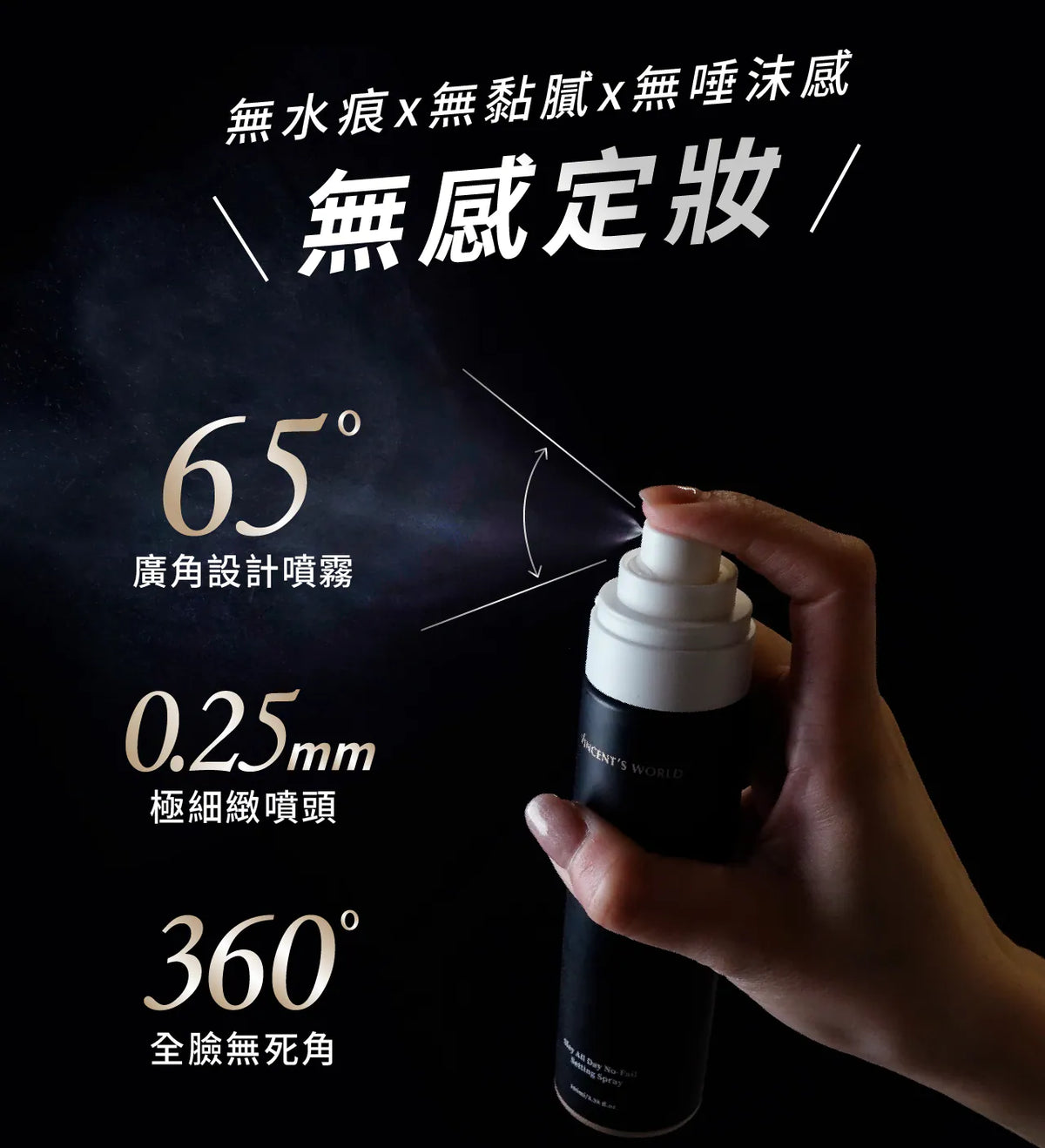 文森先生 超雷狠久定妝噴霧 100ml【SE1282】
