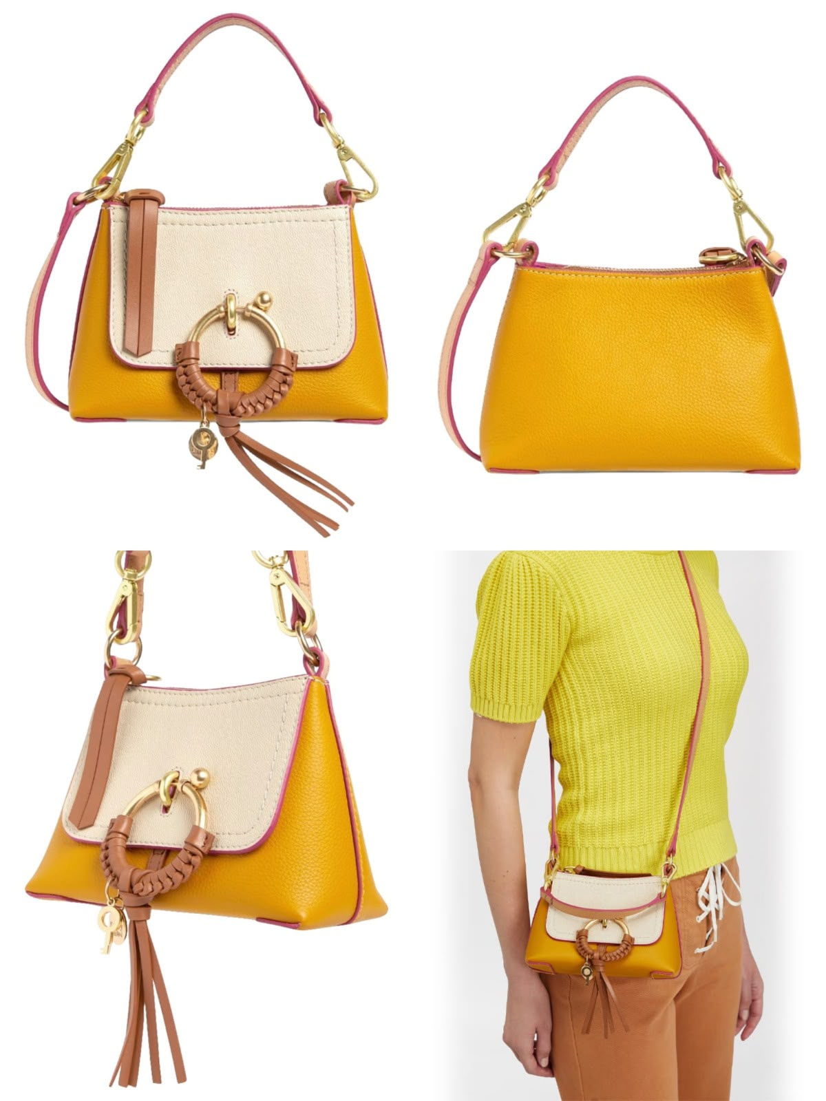 See By Chloe Mini Joan In Grained Cowhide Crossbody Bag [SM1582]