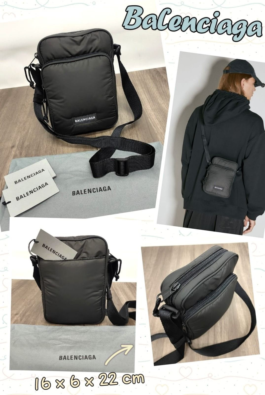 Balenciaga Explorer Crossbody Bag [SM1796]