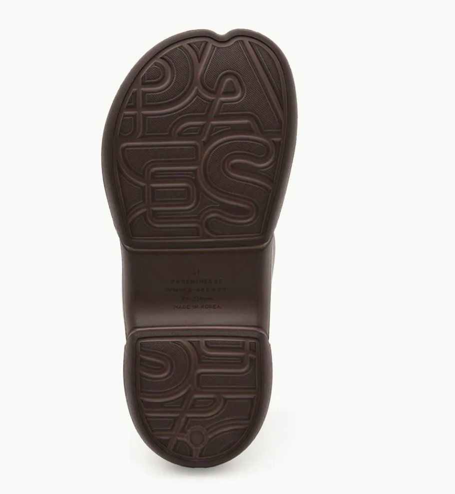 PAES flip flop coffee sole