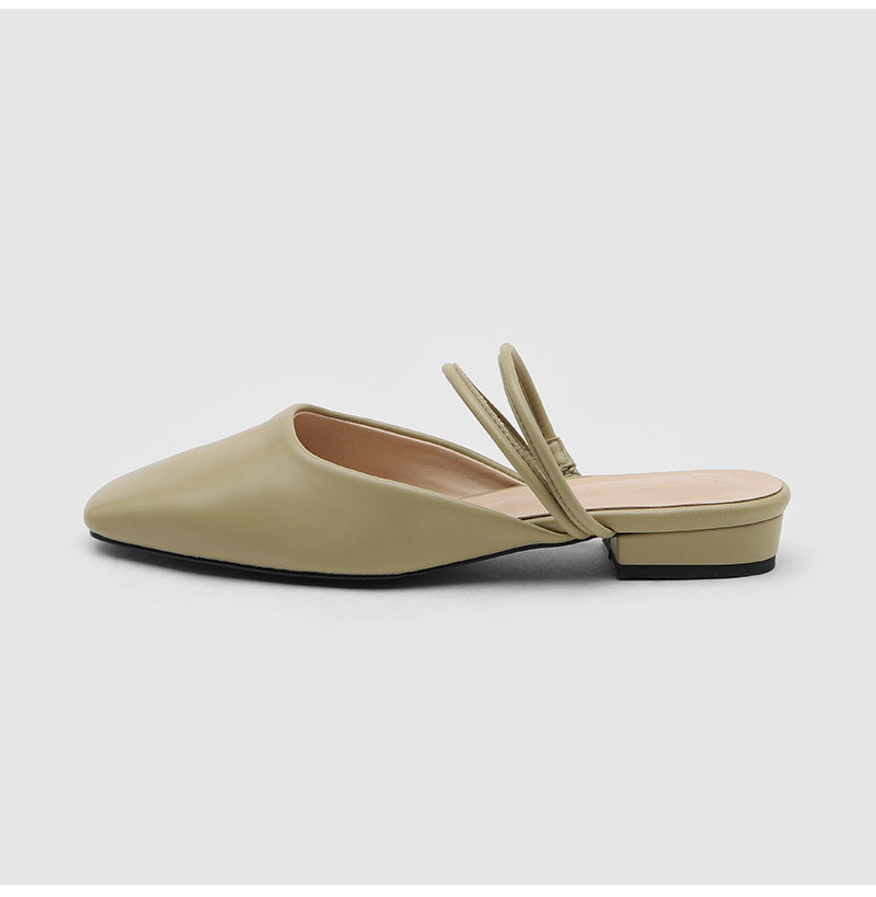 韓國 Sappun Hameli strap mule slippers (2cm)【SA077】