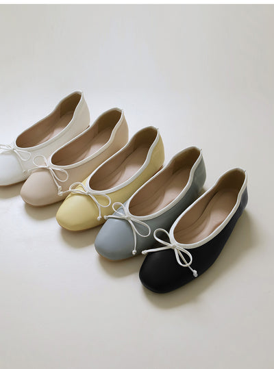 韓國 Sappun Eerin ribbon flat shoes (1cm)【SA067】